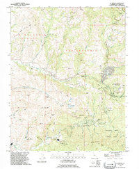 La Honda 1991 topographic map thumbnail