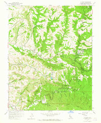 La Honda 1961 topographic map thumbnail