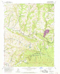 La Honda 1961 topographic map thumbnail