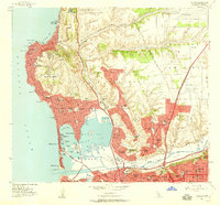 La Jolla 1953 topographic map thumbnail