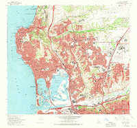 La Jolla 1967 topographic map thumbnail