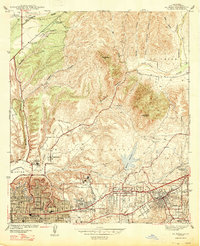 La Mesa 1947 topographic map thumbnail