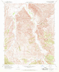 La Panza Ranch 1966 topographic map thumbnail
