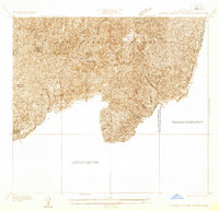 La Verne and Evey Canyon topographic map thumbnail