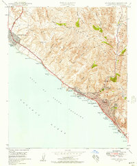 Laguna Beach 1948 topographic map thumbnail