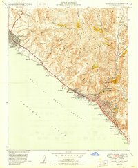 Laguna Beach 1949 topographic map thumbnail