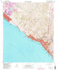 Laguna Beach 1965 topographic map thumbnail