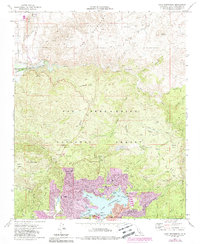 Lake Arrowhead 1971 topographic map thumbnail