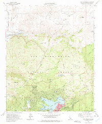Lake Arrowhead 1971 topographic map thumbnail