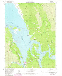 Lake Berryessa 1959 topographic map thumbnail