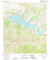 Lake Cachuma 1959 topographic map thumbnail