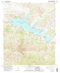 Lake Cachuma 1959 topographic map thumbnail