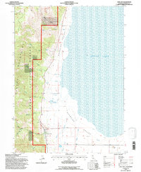 Lake City 1993 topographic map thumbnail