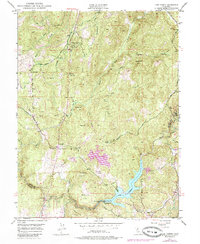 Lake Combie 1949 topographic map thumbnail