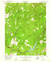 Lake Combie 1949 topographic map thumbnail
