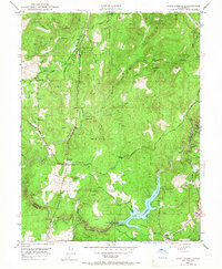 Lake Combie 1949 topographic map thumbnail
