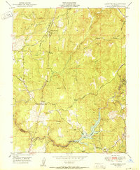 Lake Combie 1950 topographic map thumbnail