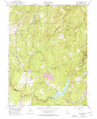 Lake Combie 1949 topographic map thumbnail