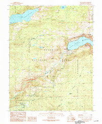 Lake Eleanor 1990 topographic map thumbnail