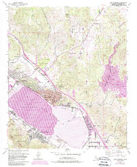 Lake Elsinore 1953 topographic map thumbnail