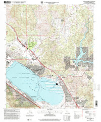 Lake Elsinore 1997 topographic map thumbnail