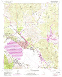 Lake Elsinore 1953 topographic map thumbnail