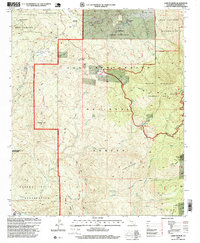 Lake Fulmor 1996 topographic map thumbnail