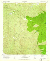 Lake Fulmor 1956 topographic map thumbnail