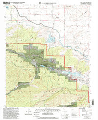 Lake Hughes 1995 topographic map thumbnail