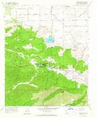 Lake Hughes 1957 topographic map thumbnail