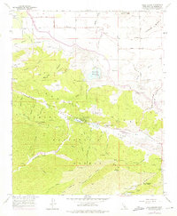 Lake Hughes 1957 topographic map thumbnail