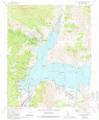 Lake Isabella North 1972 topographic map thumbnail