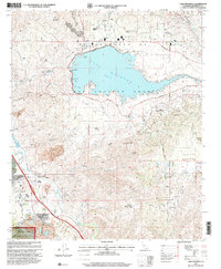 Lake Mathews 1997 topographic map thumbnail