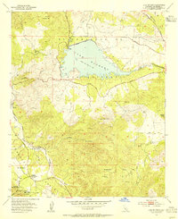 Lake Mathews 1953 topographic map thumbnail