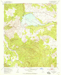 Lake Mathews 1953 topographic map thumbnail