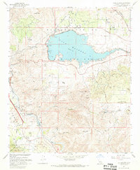 Lake Mathews 1967 topographic map thumbnail
