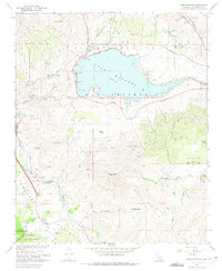 Lake Mathews 1967 topographic map thumbnail