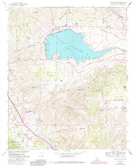 Lake Mathews 1967 topographic map thumbnail