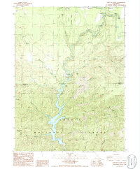 Lake McCloud 1986 topographic map thumbnail