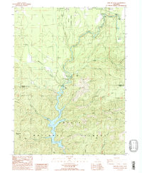 Lake McCloud 1986 topographic map thumbnail