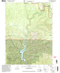 Lake McCloud 1998 topographic map thumbnail