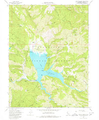 Lake Pillsbury 1967 topographic map thumbnail
