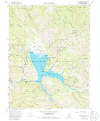 Lake Pillsbury 1967 topographic map thumbnail