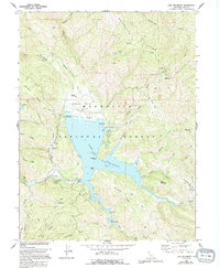 Lake Pillsbury 1967 topographic map thumbnail