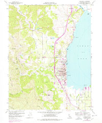 Lakeport 1958 topographic map thumbnail