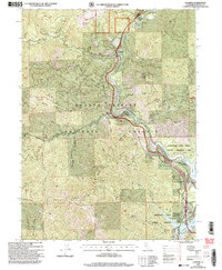 Lamoine 1998 topographic map thumbnail