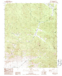 Lamont Peak 1986 topographic map thumbnail
