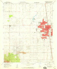Lancaster West 1958 topographic map thumbnail