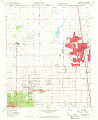Lancaster West 1958 topographic map thumbnail