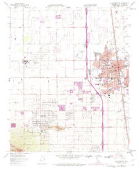 Lancaster West 1958 topographic map thumbnail